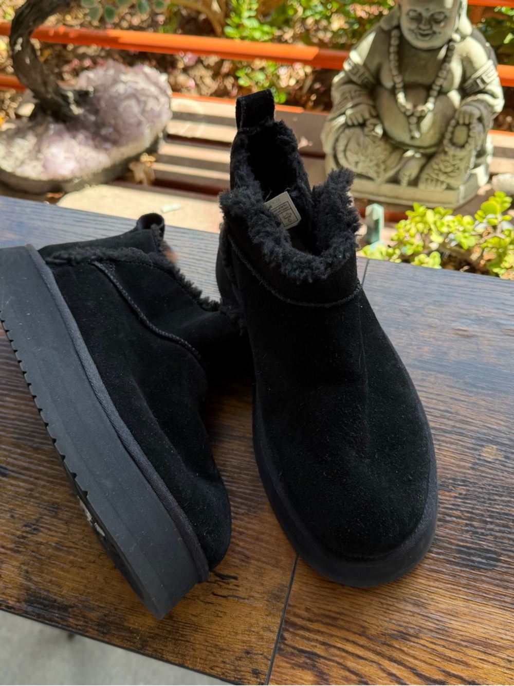 Koolaburra by UGG Black Platform Ankle Boots